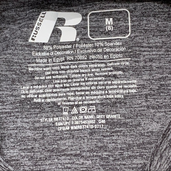 EUC Russell Athletic Long Sleeve Athletic Shirt - Picture 3 of 6